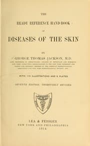 Tapa de The ready reference hand-book of diseases of the skin