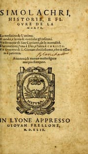 Tapa de Simolachri, historie, e figure de la morte