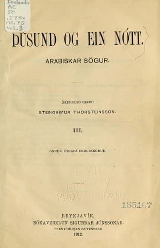 Tapa de Þúsund og ein nótt