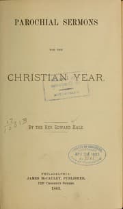 Tapa de Parochial sermons for the Christian year