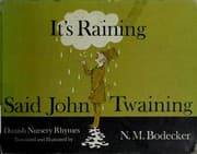 Tapa de It's raining, said John Twaining