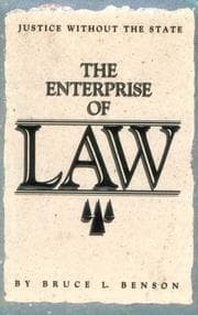 Tapa de The enterprise of law