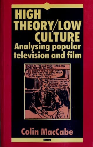 Tapa de High Theory/Low Culture