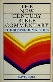 Tapa de The Gospel of Matthew (New Century Bible (Sheffield))