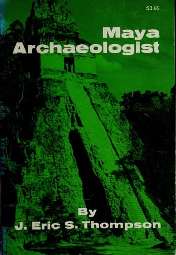 Tapa de Maya archaeologist.