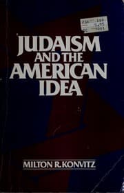 Tapa de Judaism and the American idea