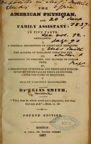 Tapa de The American physician, and family assistant