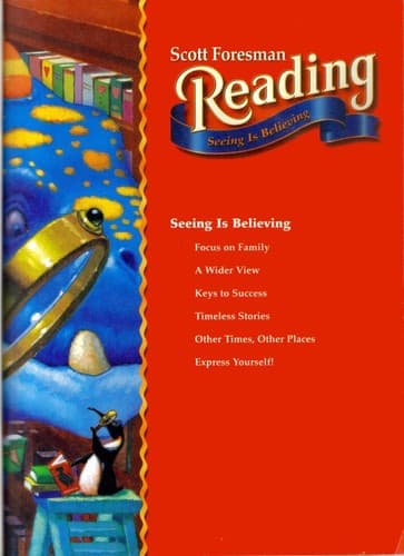 Tapa de Scott Foresman Reading Seeing is Believing
