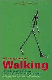 Tapa de The Vintage Book of Walking