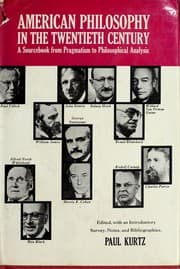 Tapa de American philosophy in the twentieth century