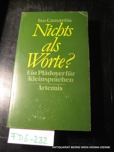 Tapa de Nichts als Worte?