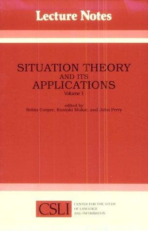 Tapa de Situation theory and its applications