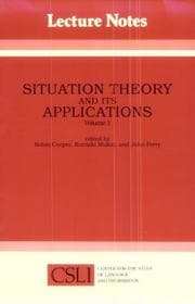 Tapa de Situation theory and its applications