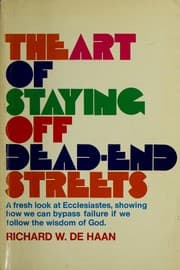 Tapa de The art of staying off dead-end streets