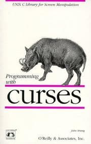 Tapa de Programming with curses
