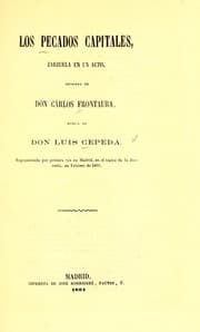 Tapa de Los pecados capitales