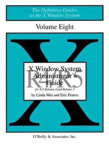 Tapa de X Window System Administrators' Guide