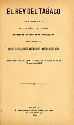 Tapa de El rey del tabaco