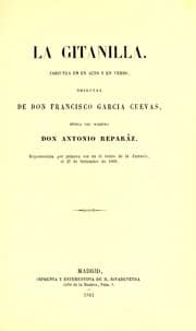 Tapa de La gitanilla