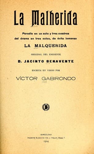 Tapa de La malherida