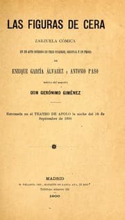 Tapa de Las figuras de cera