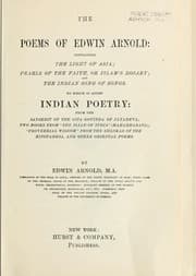 Tapa de The poems of Edwin Arnold ...