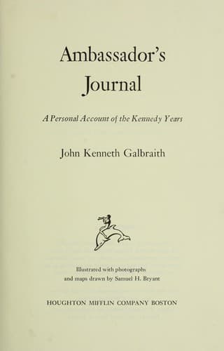 Tapa de Ambassador's journal