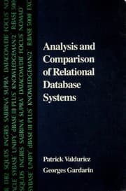 Tapa de Analysis and comparison of relational database systems