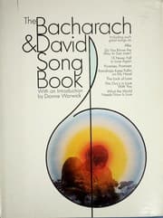 Tapa de The Bacharach and david song book