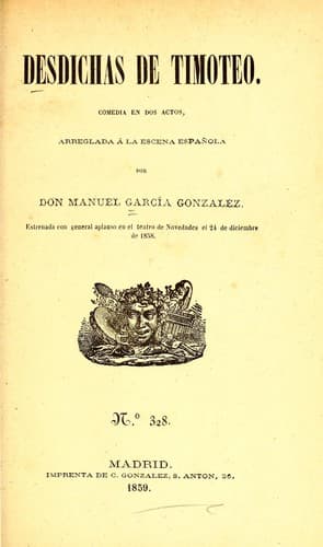 Tapa de Desdichas de Timoteo