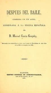 Tapa de Después del baile