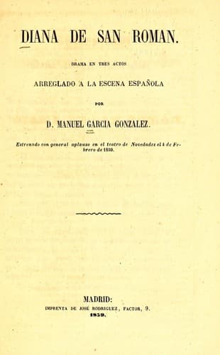 Tapa de Diana de San Román