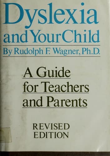 Tapa de Dyslexia and your child