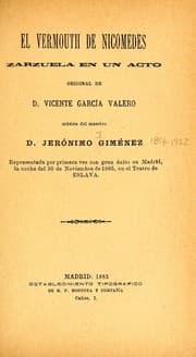 Tapa de El vermouth de Nicomedes