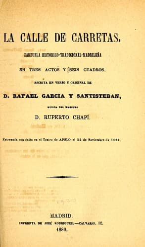 Tapa de La calle de Carretas