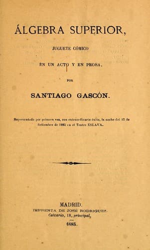 Tapa de Álgebra superior
