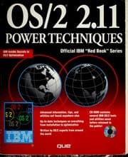 Tapa de OS/2 2.11 Power Techniques/Book and CD-ROM (Official IBM "Red Book" Series)