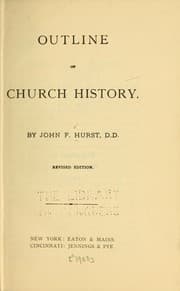 Tapa de Outline of church history