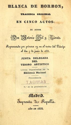 Tapa de Blanca de Borbón