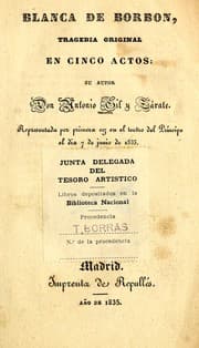 Tapa de Blanca de Borbón