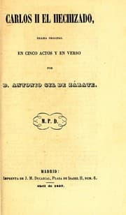 Tapa de Carlos II el hechizado