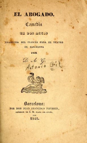 Tapa de El abogado