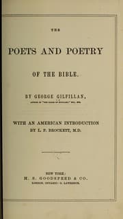 Tapa de The poets and poetry of the Bible