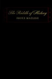Tapa de The riddle of history