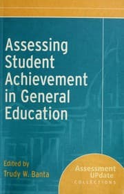 Tapa de Assessing student achievement in general education