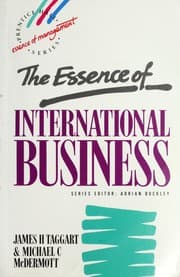Tapa de The essence of international business