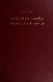 Tapa de Lehrbuch der speziellen Pathologischen Physiologie für Studierende und Ärzte