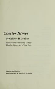 Tapa de Chester Himes