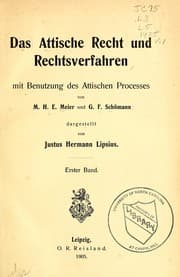 Tapa de Das Attische Recht und Rechtsverfahren mit Benutzung des Attischen Processes