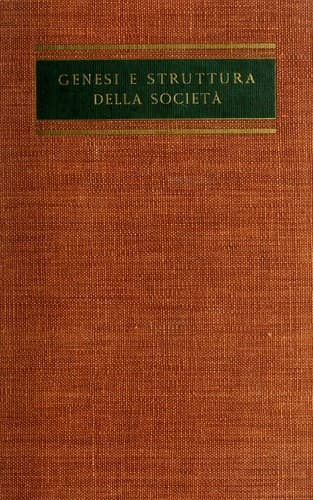 Tapa de Genesi e struttura della società